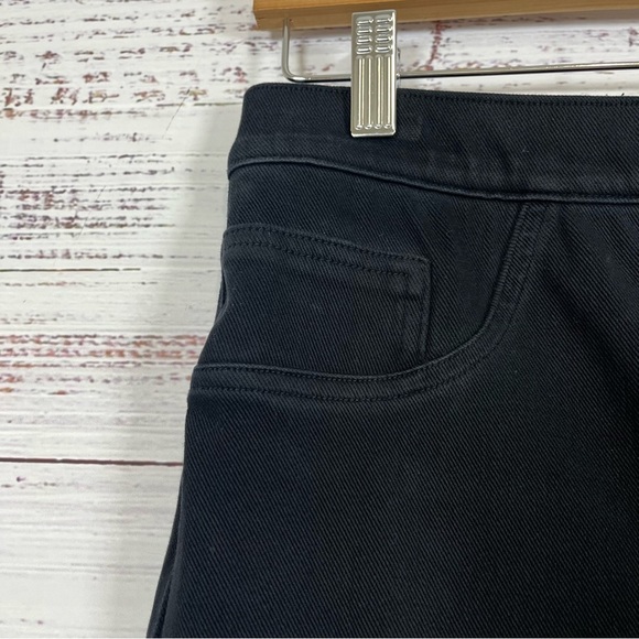 Spanx Black High Rise Stretch Pull On Tapered Leg Pants - Picture 3 of 16